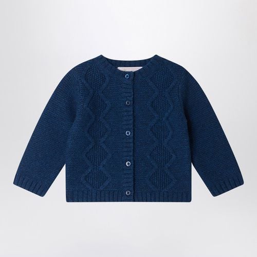 Blaue Wollstrickjacke Taha - Bonpoint - Modalova