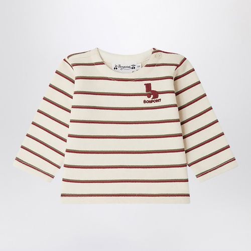 Tourbillon striped cotton T-shirt - Bonpoint - Modalova