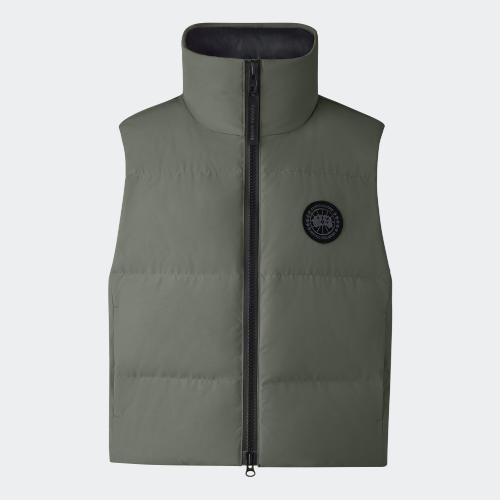 Grandview Cropped Vest Black Label (Women, , L) - Canada Goose - Modalova