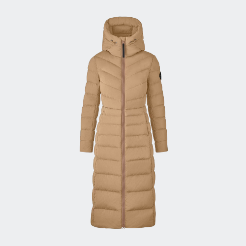 Langer Clair Mantel mit Black Label (Weiblich, , L) - Canada Goose - Modalova