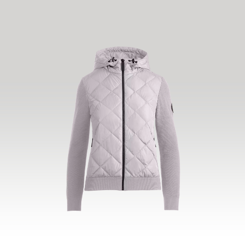 HyBridge® Quilted Knit Hoody Black Label (Women, , M) - Canada Goose - Modalova