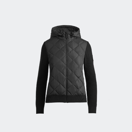 HyBridge® Steppstrick-Kapuzenjacke mit Label (Weiblich, , S) - Canada Goose - Modalova