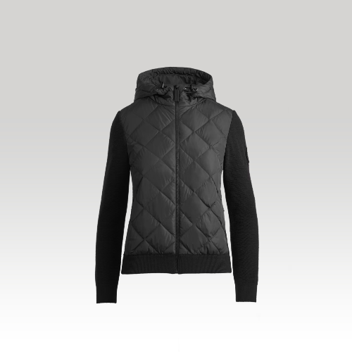 HyBridge® Steppstrick-Kapuzenjacke mit Label (Weiblich, , L) - Canada Goose - Modalova