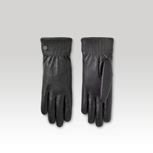 Leather Glove Ribbed Luxe (Women, , S) - Canada Goose - Modalova