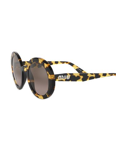 Gafas de sol redondas oversize - Miu Miu Eyewear - Modalova