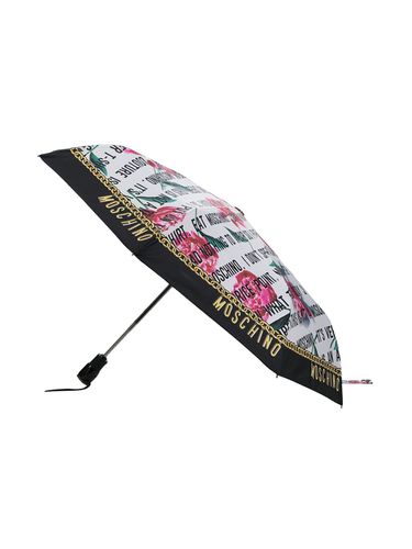 Paraguas con eslogan - Moschino - Modalova