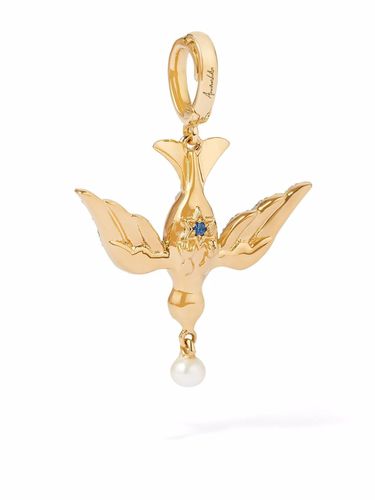 Colgante Lovebirds en oro amarillo de 18kt con diamantes y perla de x Temperley London - Annoushka - Modalova