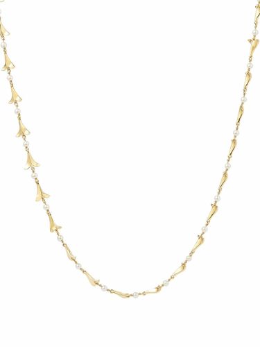 Gargantilla en oro amarillo de 18kt con perla y diamantes de x Temperley London - Annoushka - Modalova