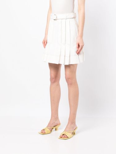 Acler falda con pliegues - Blanco - Acler - Modalova