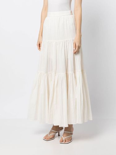 Acler falda larga fruncida - Blanco - Acler - Modalova