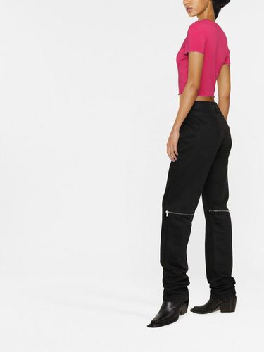 Camiseta corta con motivo Piece Number - Versace Jeans Couture - Modalova
