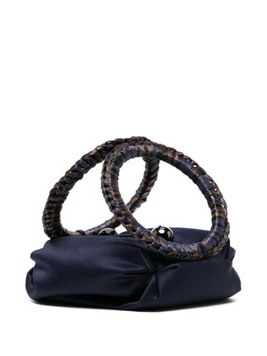 Oversized braided top-handle tote bag - 0711 - Modalova