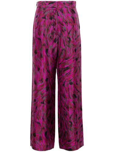 Lanvin Fuchsia Silk Trousers - Lanvin - Modalova