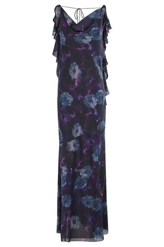 Chiffon Maxi Ruffle Dress - Rotate by Birger Christensen - Modalova