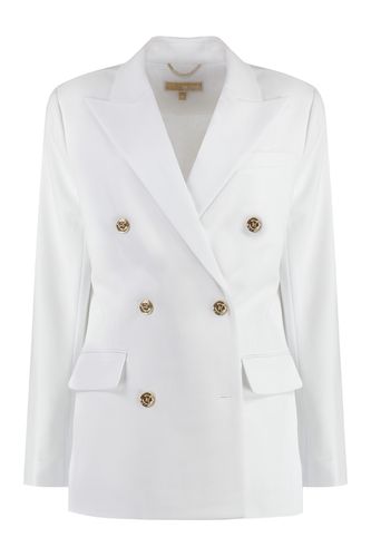 Double-breasted Crepe Blazer - Michael Kors - Modalova