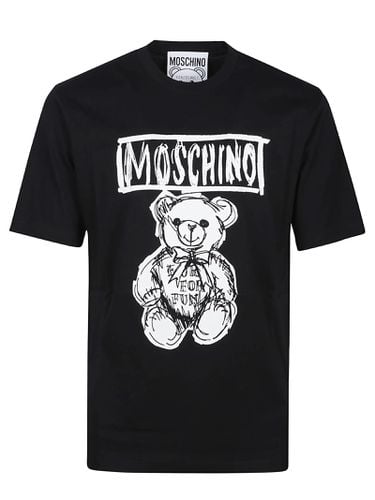 Moschino Teddy Bear Print T-shirt - Moschino - Modalova