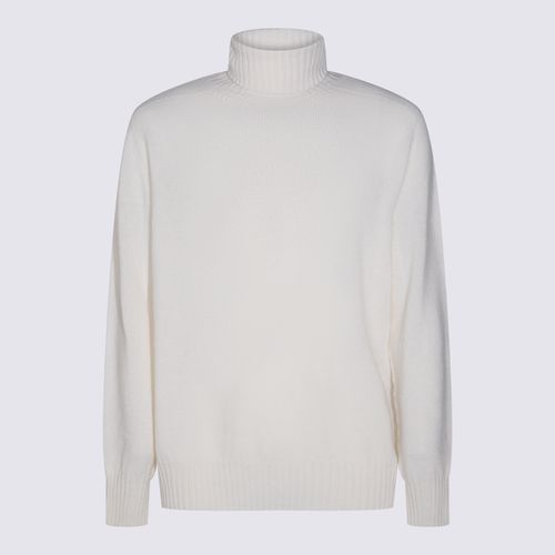 Malo White Wool Knitwear - Malo - Modalova