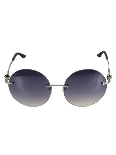 Round Classic Sunglasses - Cartier Eyewear - Modalova