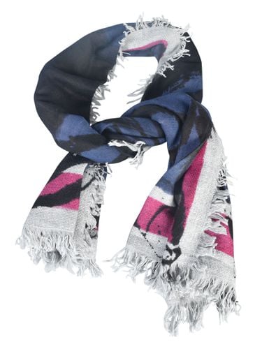 Fringe Edges Printed Scarf - Faliero Sarti - Modalova