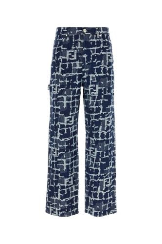 Fendi Embroidered Denim Jeans - Fendi - Modalova