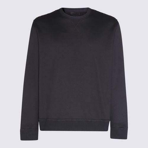 Valentino Black Cotton Sweatshirt - Valentino - Modalova