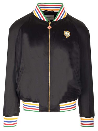 Souvenir Silk Bomber Jacket - Casablanca - Modalova