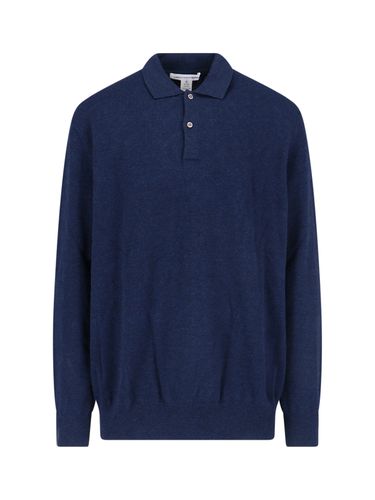 Knitted Polo Shirt - Comme des Garçons - Modalova