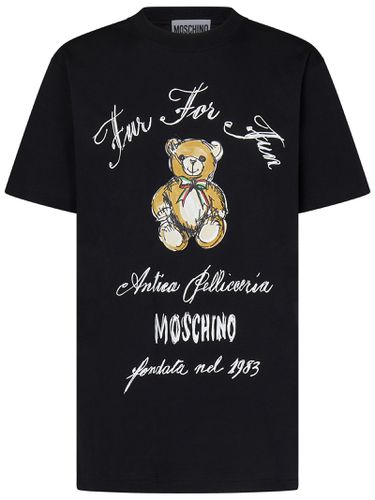 Moschino T-shirt With Logo - Moschino - Modalova