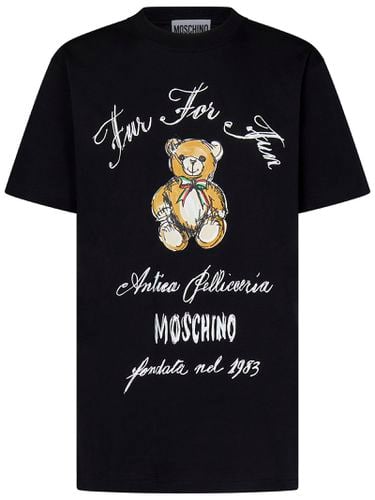 Moschino T-shirt With Logo - Moschino - Modalova