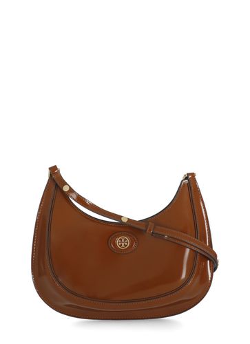 Robinson Brushed Leather Crescent Bag - Tory Burch - Modalova