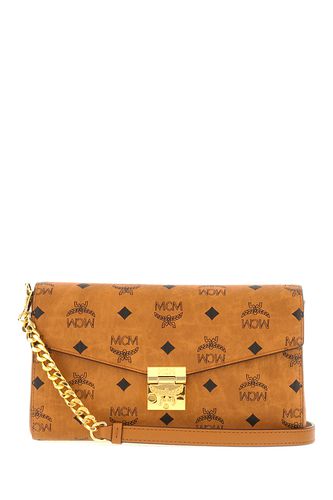 Printed Synthetic Leather Millie Shoulder Bag - MCM - Modalova