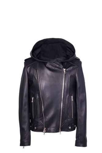 Balmain Leather Jacket - Balmain - Modalova