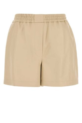 Loewe Sand Leather Shorts - Loewe - Modalova