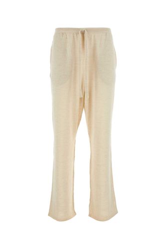 Ivory Llama Blend Darvi Wide-leg Pant - The Row - Modalova