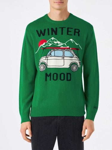 Man Sweater With Car Print - MC2 Saint Barth - Modalova