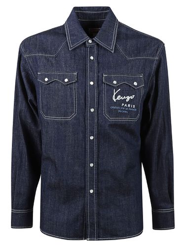 Kenzo Western Denim Shirt - Kenzo - Modalova