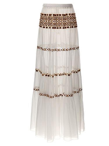 Long Embroidery Skirt - Ermanno Scervino - Modalova