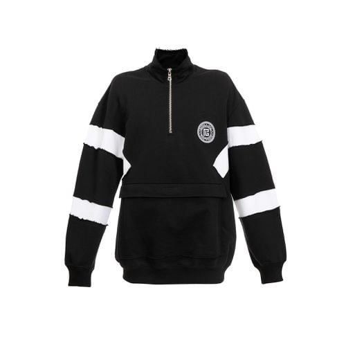 Balmain Circle Logo Sweatshirt - Balmain - Modalova