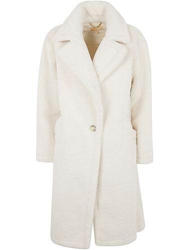 Oversized Teddy Shearling Coat - MICHAEL Michael Kors - Modalova