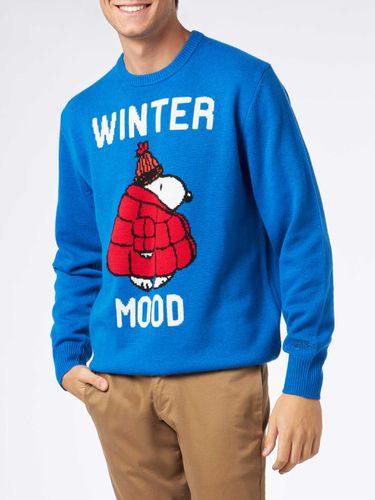 Snoopy Winter Mood Man Sweater Peanuts Special Edition - MC2 Saint Barth - Modalova