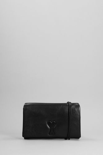 Wallet In Leather - Ami Alexandre Mattiussi - Modalova