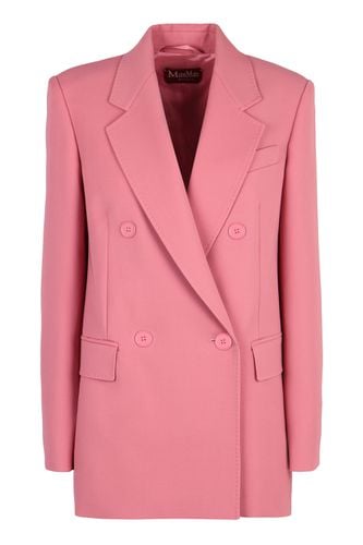 Lamella Double-breasted Wool Blazer - Max Mara Studio - Modalova