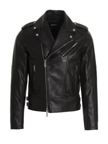 Dsquared2 Kiodo Leather Jacket - Dsquared2 - Modalova