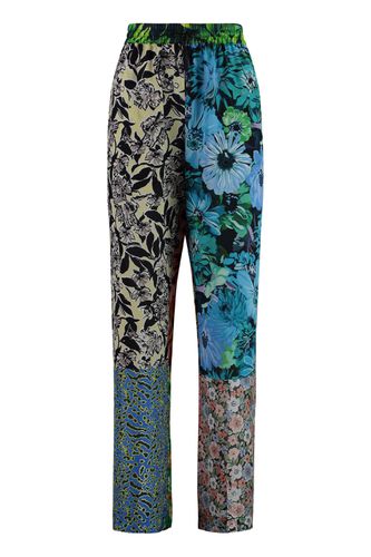 Marine Serre Printed Silk Pants - Marine Serre - Modalova