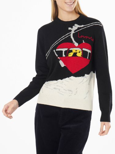 Woman Crewneck Sweater With Lovovia Embroidery - MC2 Saint Barth - Modalova