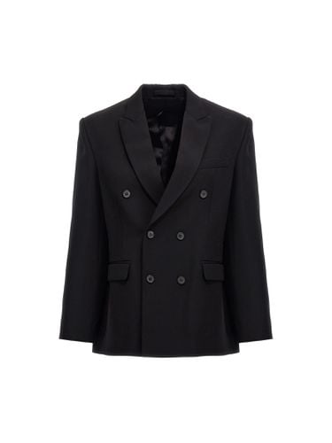 WARDROBE. NYC Wool Double Breast Blazer Jacket - WARDROBE.NYC - Modalova