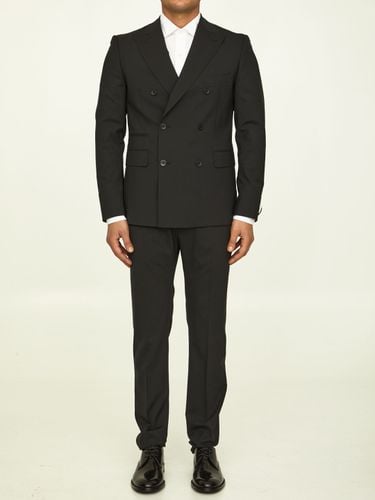 Tonello Black Stretch Wool Suit - Tonello - Modalova