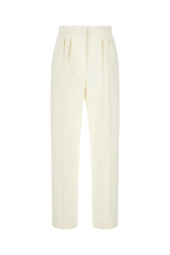 Max Mara Ivory Stretch Wool Pants - Max Mara - Modalova