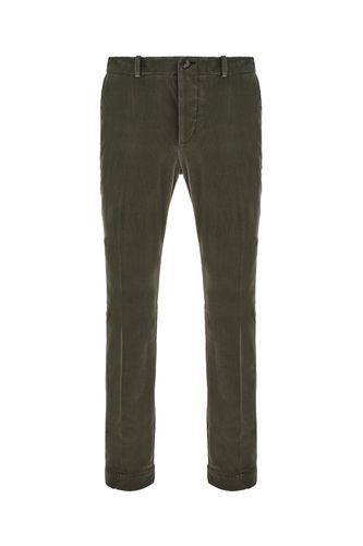 Khaki Green Corduroy Chino Pants - RRD - Roberto Ricci Design - Modalova