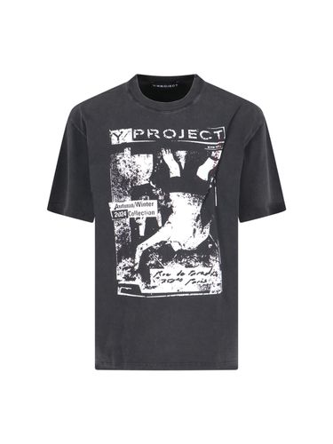 Y/Project rock Band Logo T-shirt - Y/Project - Modalova